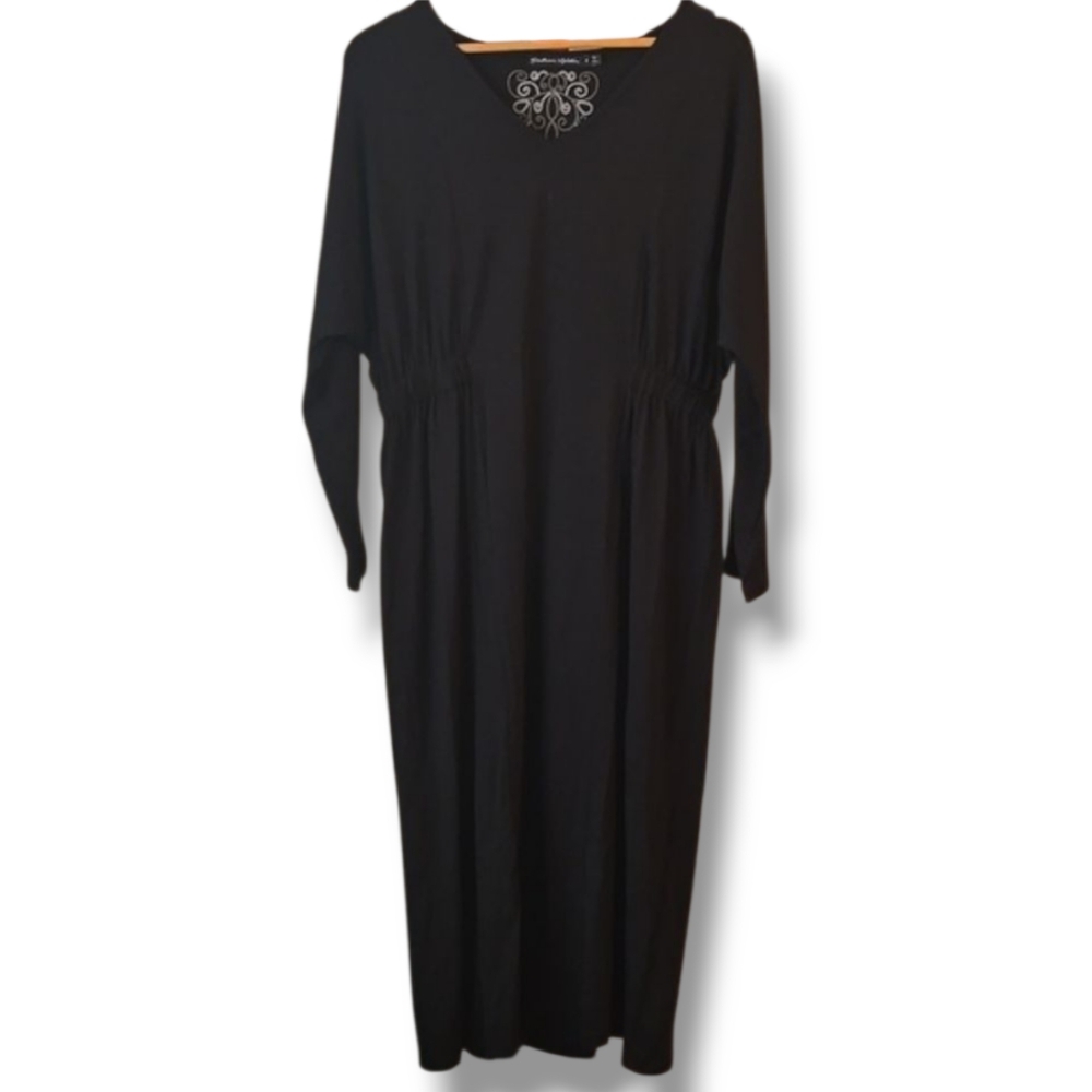 Gudrun Sjoden Black Cotton Blend Dress